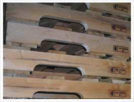 Heat Treated Dried pallets storage